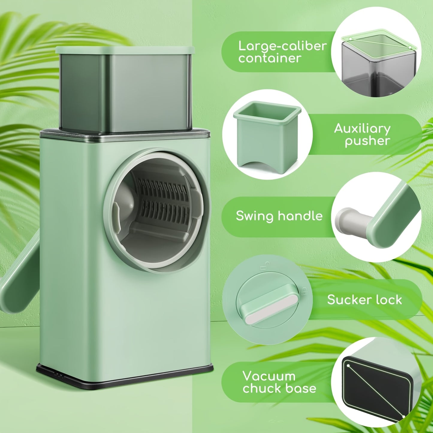 Multifunctional Vegetable and Cheese Grinder
