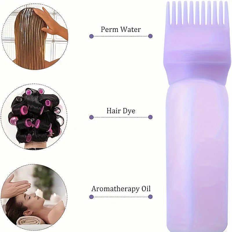 Scalp Massager & Detangling Brush with Hair Oil Dispenser