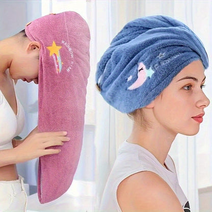 Quick-Dry Hair Wrap & Shower Cap
