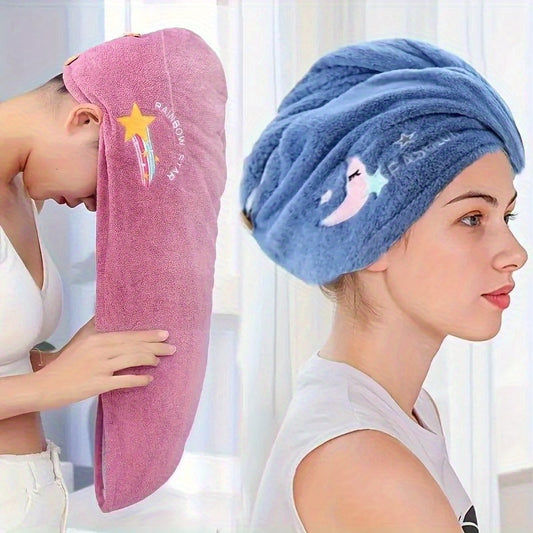 Quick-Dry Hair Wrap & Shower Cap