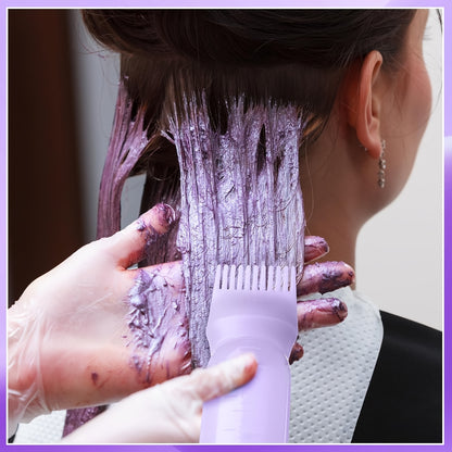 Scalp Massager & Detangling Brush with Hair Oil Dispenser