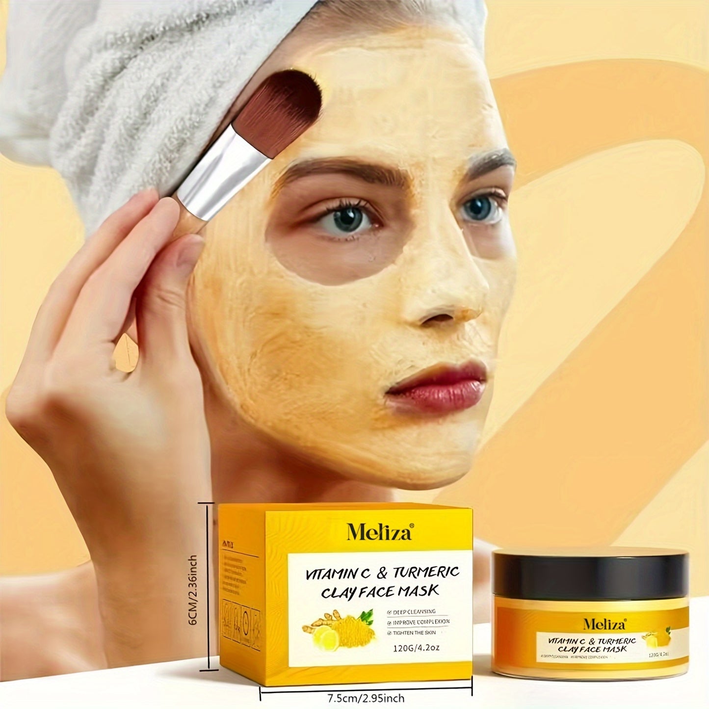 Vitamin C & Turmeric Clay Mask