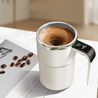 Automatic Coffee Mixer Cup with Temperature Display