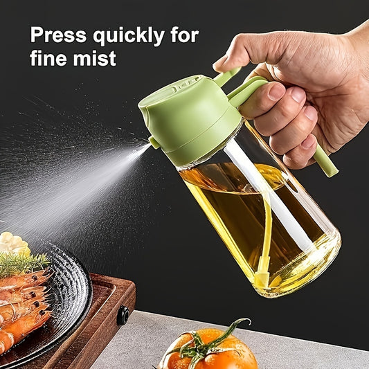Oil Sprayer And Dispenser 2-In-1