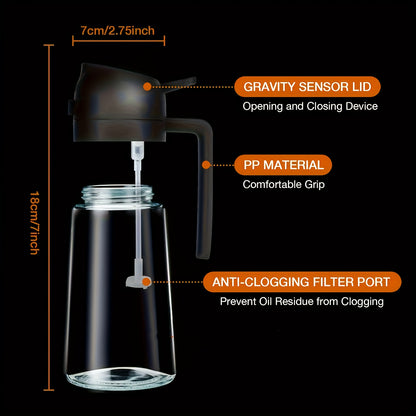 Oil Sprayer And Dispenser 2-In-1